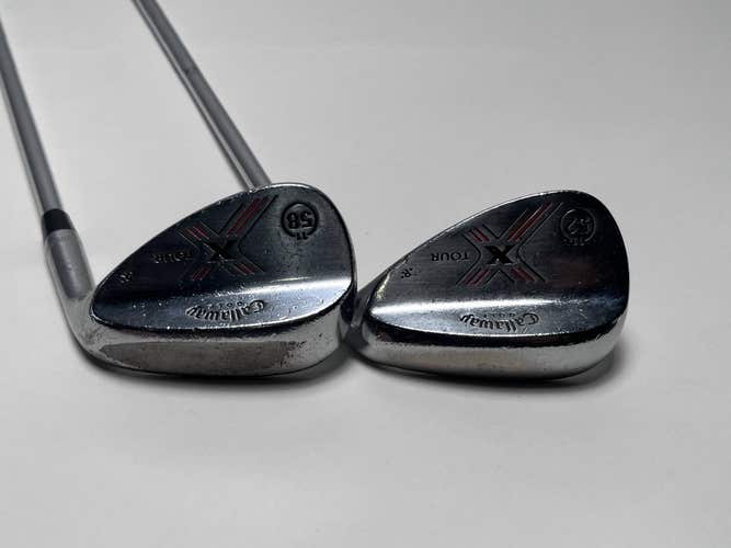 Callaway X Tour Wedge Set 52* 11 58* 11 TT DG S300 Stiff Steel Mens RH