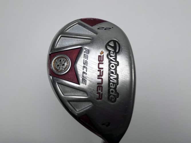 TaylorMade Burner Rescue 4 Hybrid 22* REAX SuperFast 65g Regular Graphite RH
