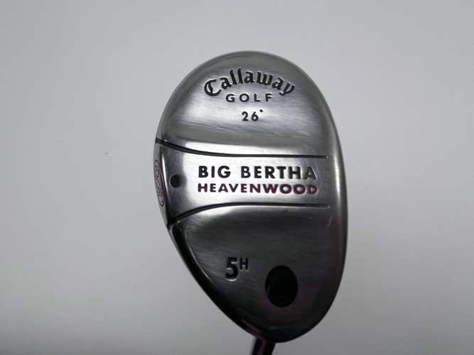 Callaway Big Bertha Heavenwood 5 Hybrid 26* RCH 75w Regular Graphite Mens RH