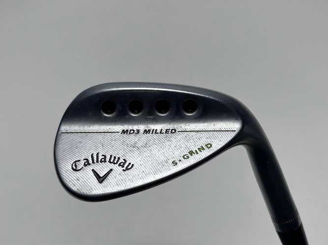 Callaway MD3 Milled Chrome S-Grind Wedge 52* 10 Bounce S300 Stiff Steel Mens RH