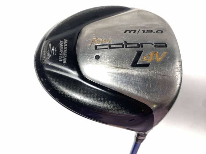Cobra L4V M Driver 12* Mitsubishi Rayon Diamana 52 Regular Graphite Mens RH