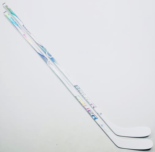 New Cole Hutson 2 Pack Custom White Bauer PROTO R (AG5NT Build) Hockey Stick-LH-65 Flex-P28-Grip