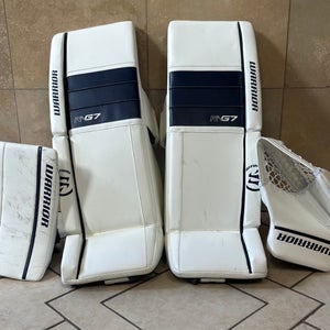 34" +1.5 2025 Warrior Ritual G7 Pro Regular Goalie Full Set Pro Stock (New)
