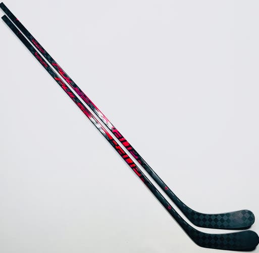 New 2 Pack Cole Eiserman Custom Red Bauer Pulse (AG5NT Build) Hockey Stick-LH-77 Flex-P92-Grip