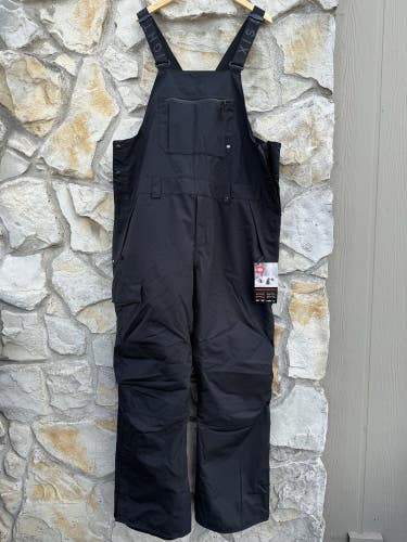2026 Mens 686 Hot Lap Insulated Bib 15k XXL BLACK NWT