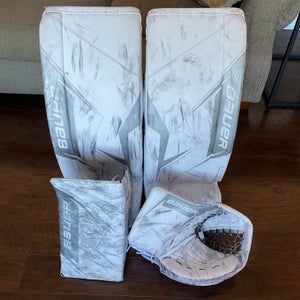32" (XS) Bauer SV-Pro Regular Goalie Full Set (Used) with 90 glove
