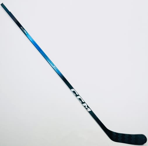 New Custom Blue CCM JetSpeed FT8 Pro-LH-85 Flex-P90TM-Grip W/ Bubble Texture