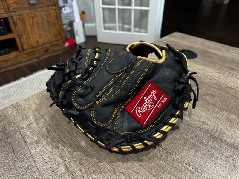 Rawlings Gold Glove Elite RH Catcher's Baseball Glove 32.5" (Used)