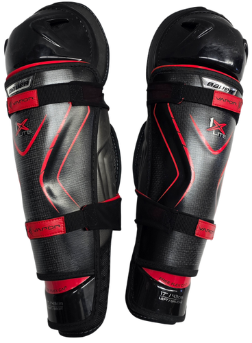Bauer Vapor 1x Lite Sr Shin Guards Pads 17" NEW (15049)