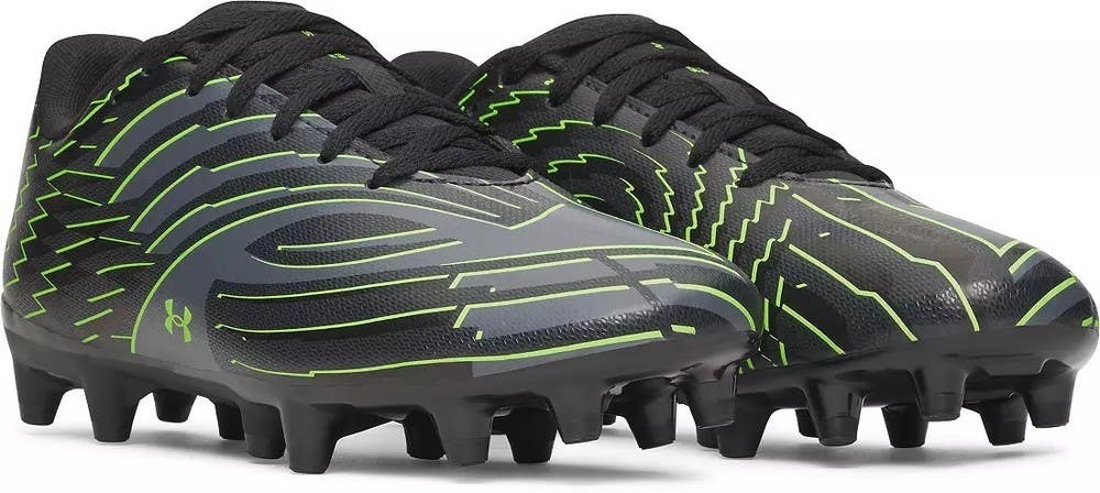 Under Armour UA Shadow Club 4 FG Kids' Soccer Cleats Black 6006237-001 New