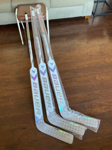 3 pack - Pro Stock Bauer Supreme Shadow Goalie Sticks - 25"