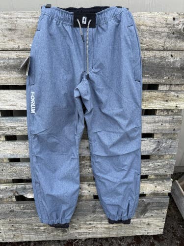 2026 Forum Snowboard Pants Riding Park Medium blue Denim 10k NWT PETER LINE