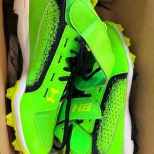 Green Kid's 5Y (Big Kids / Youth) Youth Low Top Molded Cleats (New)