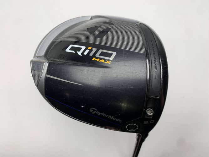 TaylorMade Qi10 MAX Driver 9* Diamana Black 60g Stiff Graphite Mens RH