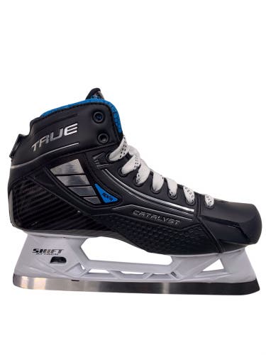 True Catalyst 5x4 Senior Goalie Skates Size 10.0