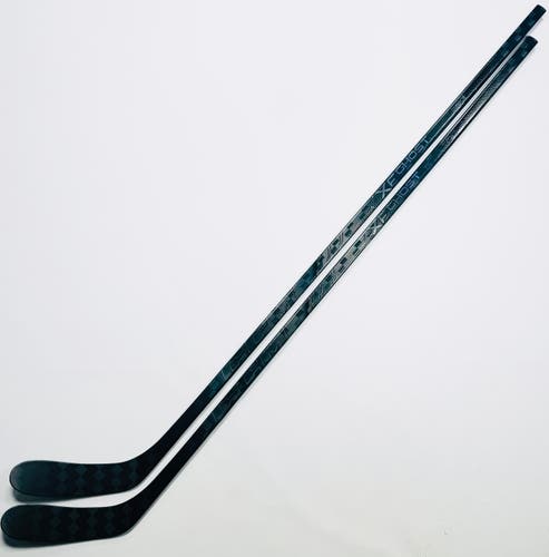 New 2 Pack Custom Black CCM XF Ghost-RH-85 Flex-P28-Grip W/ Bubble Texture