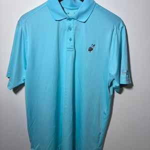Under Armour LG Loose Men’s Golf Polo Shirt in Aqua