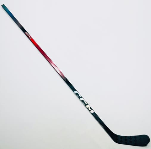 New Custom Red CCM JetSpeed FT8 Pro-LH-90 Flex-P90-Grip W/ Bubble Texture