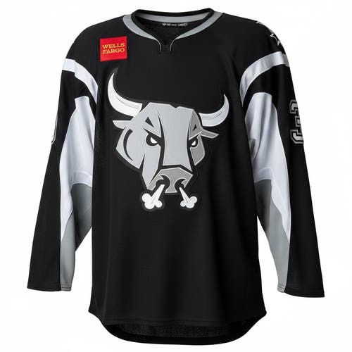 San Antonio Rampage / Avalanche Pro Stock Black Game Worn Jersey #3 Noel 31348