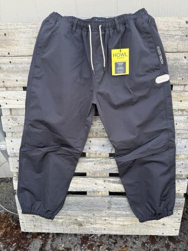 2026 Howl Nowhere Snowboard Pants Black Size Small NWT