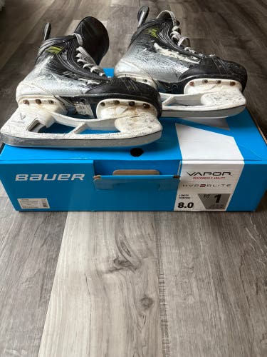 Bauer Vapor Hyperlite 2 Hockey Skates Size 8 Fit 1