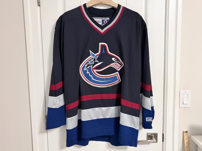 Authentic CCM Vancouver Canucks West Coast Express Jersey Size XL