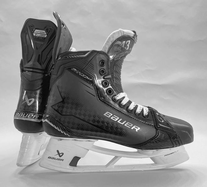 Senior Bauer Pro Stock Supreme SHADOW Hockey Skates Size 10.5 LA Kings, Moverare (Used)