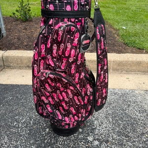 Honma Ladies BERES 2- & 3-Star Cart Bag / Pink Black