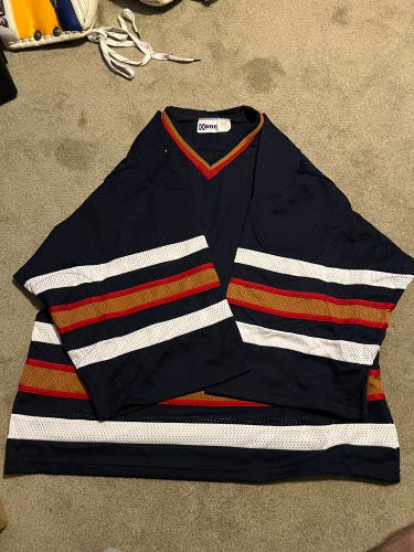 Blue Goalie Cut Men's Unbranded Jersey (New) - Kobe Edmonton Oilers