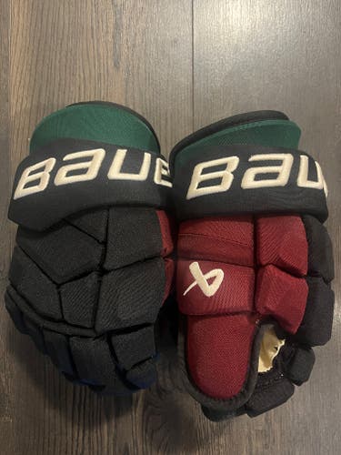 13” Bauer Supreme Mach Gloves Pro Stock Coyotes