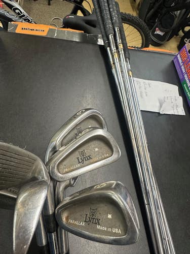 Lynx Parallax Right Handed Iron Set Steel Shaft (Used)
