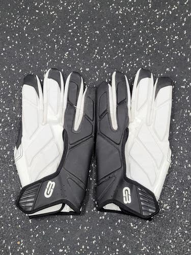 Used LINEMAN FB Gloves Black And White 2X 11849-S000039167