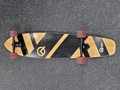 Used Quest ARTISAN CRUSIER LONGBOARD Complete Skateboard Black Long 11849-S000039164