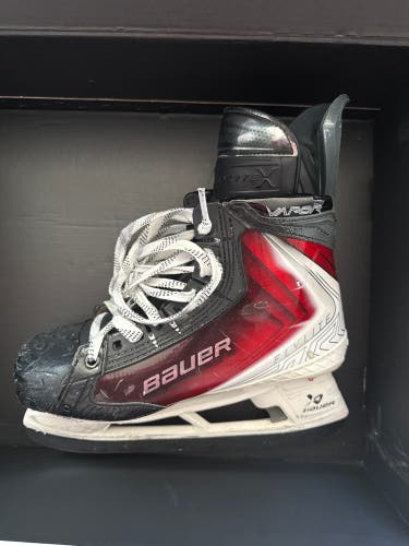 Custom red flylite skates