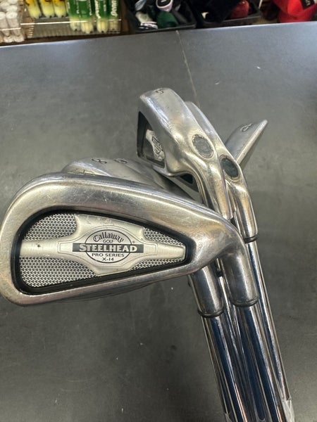 Callaway Steelhead Right Handed Iron Set Steel Shaft (Used)