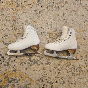 Risport Scott Hamilton Figure Skates 23.5 w/ MK Flight Blades | Excellent Condition