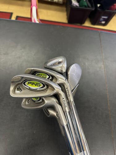 Ping Rapture Right Handed Iron Set (9 Clubs) #3 - #9, PW, GW Graphite/Steel Shaft (Used)
