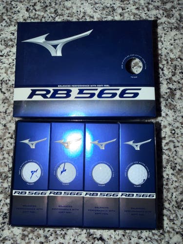 Mizuno RB566 Balls 12 Pack (1 Dozen) (New)