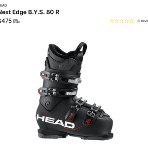 NEW NEXT EDGE B.Y.S. 80 R BLACK 24.5 mondo