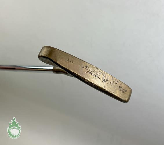 Used Left Handed Flange Acushnet Golf Bulls Eye 4-A 34" Putter Golf Club