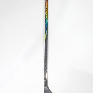 LH New Senior Green and Yellow Bauer 2N Pro XL wrapped as a Tracer, 102 Flex, P28M