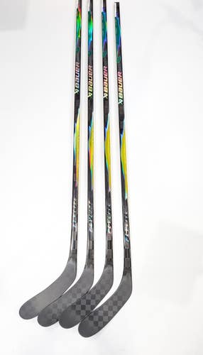 (4-pack) New Senior Green and Yellow RH Bauer Vapor Flylite, 87 Flex, P28
