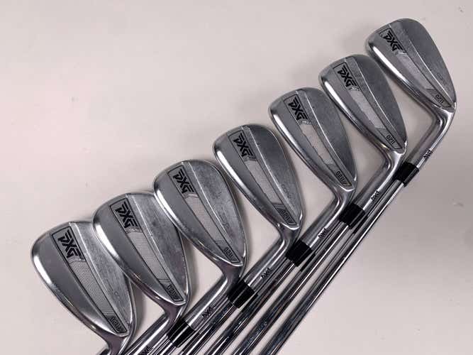 PXG 0211 XCOR2 Chrome Iron Set 4-PW True Temper Dynamic Gold S300 Stiff RH
