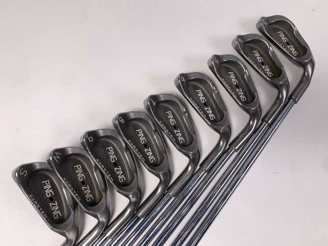 Ping Zing Iron Set 3-PW+SW Black Dot JZ Regular Steel Mens RH