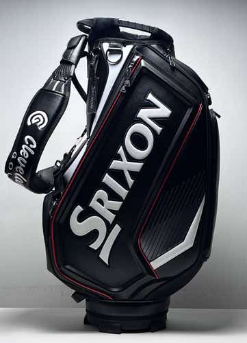 Srixon Tour Staff Bag Black 5-Way Divide Single Strap Golf Bag