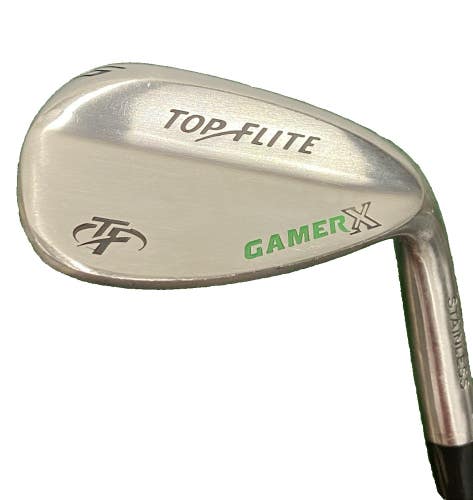 Top Flite Gamer X Sand Wedge 56*8 RH Stiff Steel 35" Nice Condition New Mid Grip
