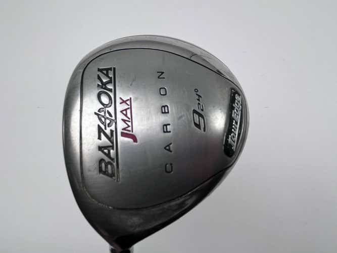 LEFTY Tour Edge Bazooka Jmax Carbon 9 Fairway Wood 24* Reactive Flex Regular LH
