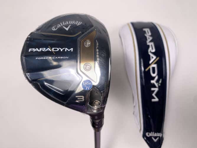 Callaway Paradym 3 Fairway Wood 15* Aldila Ascent 40g Ladies RH HC NEW