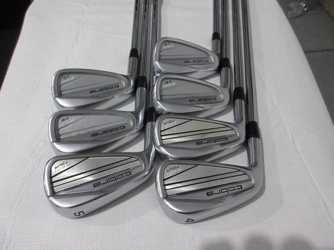 Left-Handed Cobra King Tour & CB Iron Set - 4-PW - $-Taper 130 Extra Stiff Steel