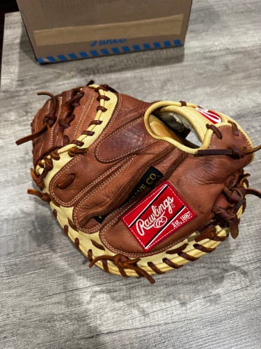 Rawlings Gold Glove Elite RH Catcher's Baseball Glove 32.5" (Used)